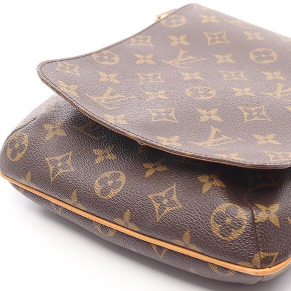 LOUIS VUITTON Brown Monogram Leather Shoulder Bag - Picture 6 of 10